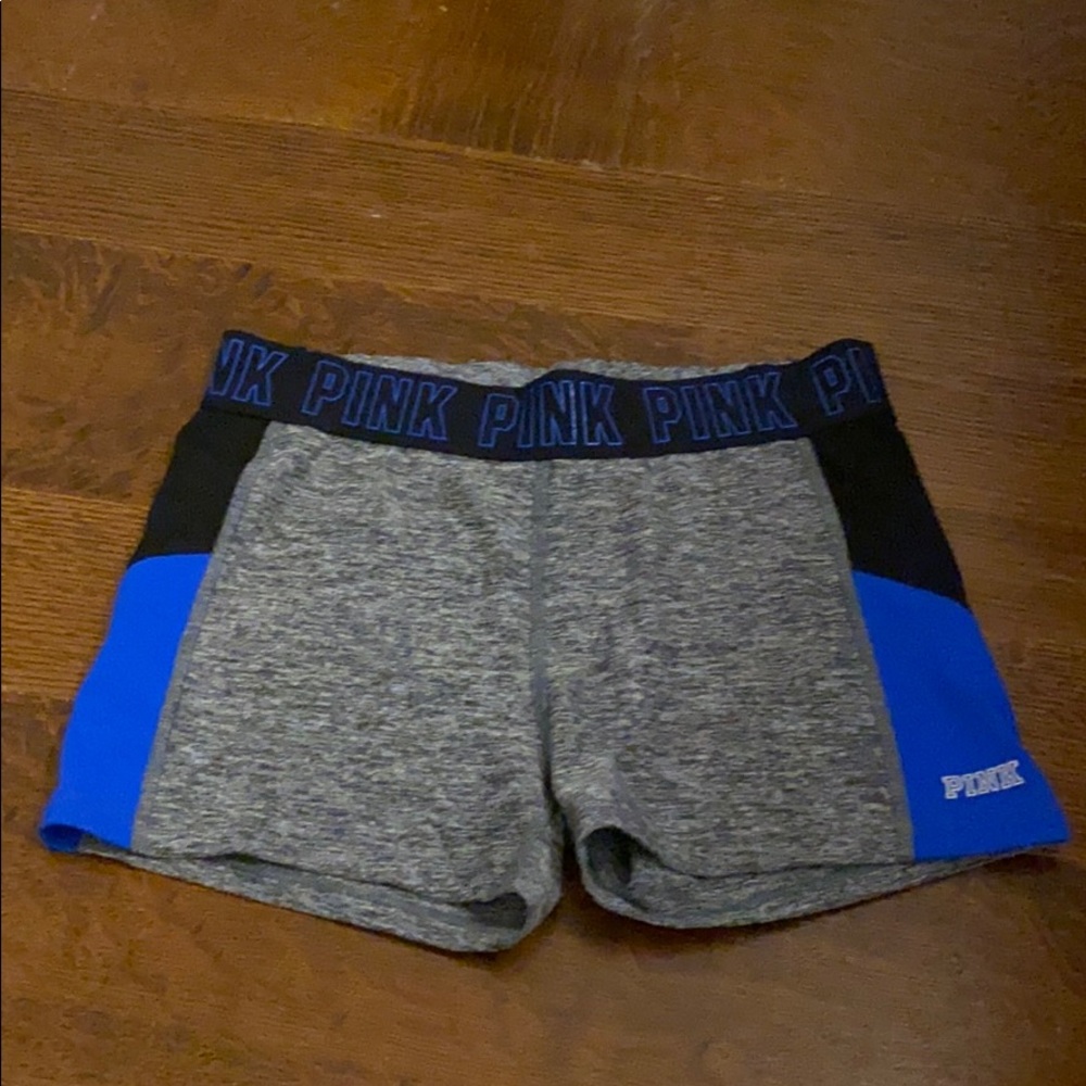 VS pink exercise shorts